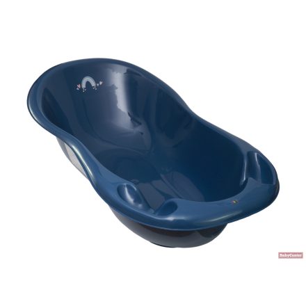 TegaBaby 102cm nagypiskóta vízleeresztős babakád - meteo kék