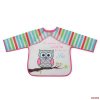 Bib előke hosszú ujjas - Messy Pink
