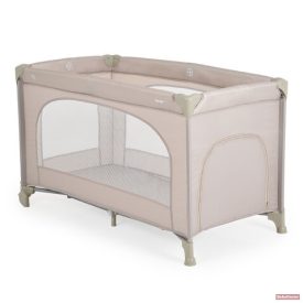   MONI UNO utazóágy egy szintes, kerekes, kibúvó résszel - BÉZS