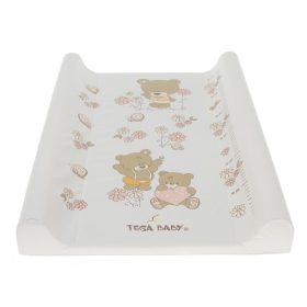   TegaBaby pelenkázólap, merev hátoldal, ékes kialakítás 70x50cm /bézs maci/