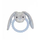 My Teddy első bébi sztár nyuszim - 10éves születésnapi kiadás - csörgő rágóka - díszdobozos kék