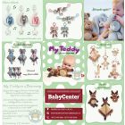 My Teddy első bébi sztár nyuszim - 10éves születésnapi kiadás - csörgő rágóka - díszdobozos kék