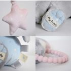 My Teddy első bébi sztár nyuszim - 10éves születésnapi kiadás - csörgő rágóka - díszdobozos kék