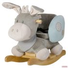 Nattou hintázó állatka plüss szamár - Cappuccino 