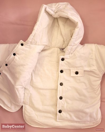 Átalakítható babazsák /bundazsák/ 2in1 újszülött kortól /maci fehér/