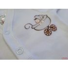 Pirinyó plüss kocsikabát - fehér