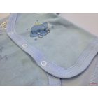 Pirinyó plüss kocsikabát - kék