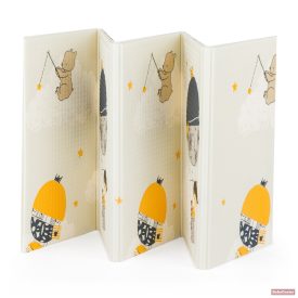   PETITE&MARS Összehajtható játszószőnyeg Campy (197x147cm) - Mountains&Triangles