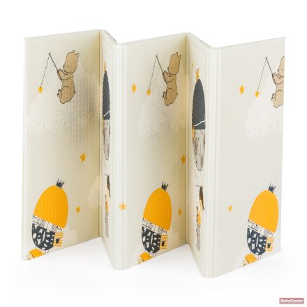 PETITE&MARS Összehajtható játszószőnyeg Campy (197x147cm) - Mountains&Triangles