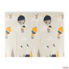 PETITE&MARS Összehajtható játszószőnyeg Campy (197x147cm) - Mountains&Triangles