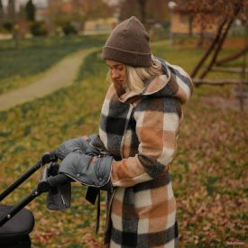   PETITE&MARS Jasie kesztyű - Kézmelegítő babakocsira - Sweet Toffee