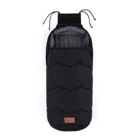   Petite&Mars Warmy Prémium bundazsák babakocsiba - SILVERED BLACK