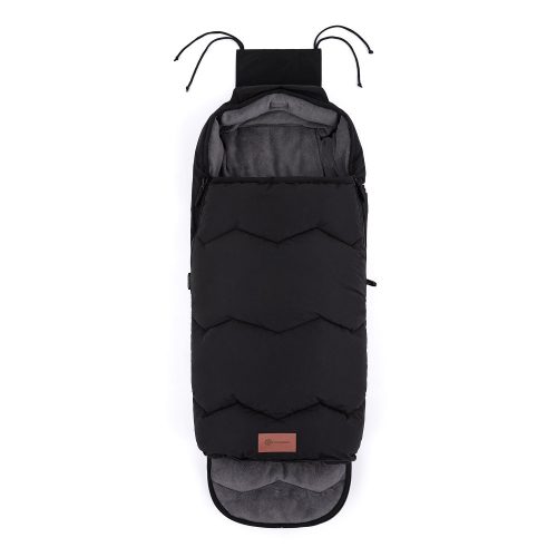 Petite&Mars Warmy Prémium bundazsák babakocsiba - SILVERED BLACK