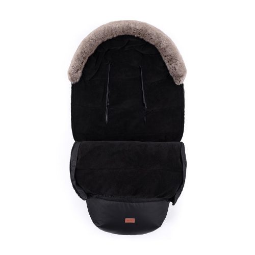 Petite&Mars Comfy Prémium extra vastag bundazsák babakocsiba - FOREVER BLACK