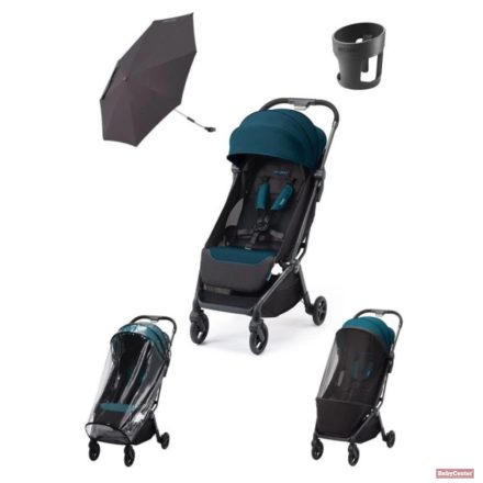 Recaro LEXA Sport babakocsi 22kg-ig - Teal Green (60.000 Ft értékű ajándék kiegészítő csomaggal)