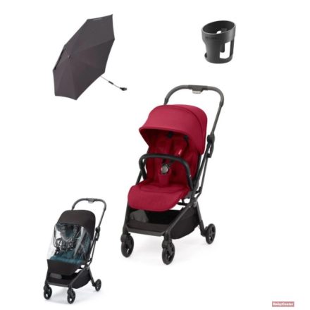 Recaro LEXA ELITE Sport babakocsi (megfordítható) 22kg-ig - Garnet Red (45.000 Ft értékű ajándék kiegészítő csomaggal)