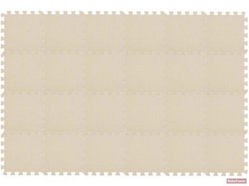 Ria Puzzle habszivacs játszószőnyeg 180x120cm (24db) Light beige
