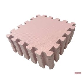   Ria Puzzle habszivacs játszószőnyeg 90x90 cm (9db) Light pink