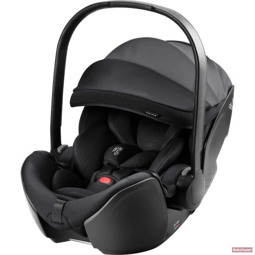 Römer Baby-Safe Pro (fektethető babahordozó) + Vario 5Z Isofix forgatható bázistalp szett - Carbon Black (style)