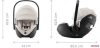 Römer Baby-Safe Pro (fektethető babahordozó) + Vario 5Z Isofix forgatható bázistalp szett - Mineral Grey (style)