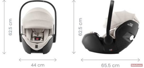 Römer Baby-Safe Pro (fektethető babahordozó) + Vario 5Z Isofix forgatható bázistalp szett - Soft Taupe (Lux)
