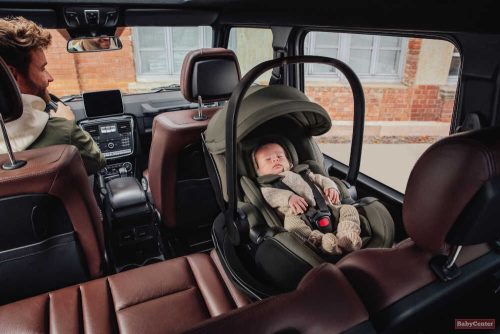 Römer Baby-Safe Pro (fektethető babahordozó) + Vario 5Z Isofix forgatható bázistalp szett - Soft Taupe (Lux)