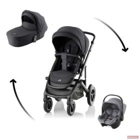   Britax-Römer Smile 5Z Comfort Core Set 3in1 - Carbon Black (Style)