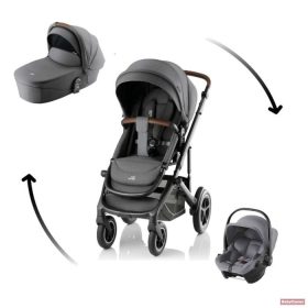   Britax-Römer Smile 5Z Comfort Core Set 3in1 - Mineral Grey (Style)