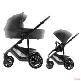   Britax-Römer Smile 5Z Essential Set (STYLE) - Mineral Grey (AJÁNDÉK MÓZESKOSÁRRAL)