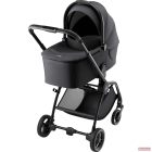 Britax Römer RIO babakocsi 2in1 + ajándék Baby-Safe Core hordozó + bázistalp /STYLE-Carbon Black/
