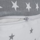 Scamp baba-mama párna (szivacsos töltet) #szürke-fehér nagy csillag