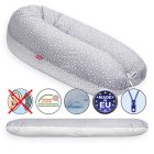 Scamp baba-mama párna (szivacsos töltet) #szürke-fehér csillag