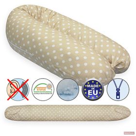 Scamp baba-mama párna (szivacsos töltet) #bézs pöttyös