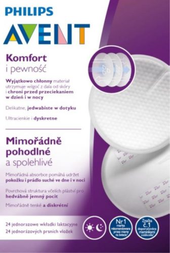 Avent melltartóbetét - eldobható 24db