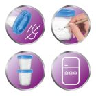 Avent tejtároló poharak 180ml via adapterrel /10db pohár + 10db tető/