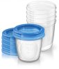 Avent tejtároló poharak 180ml /5dbpohár+5db tető/