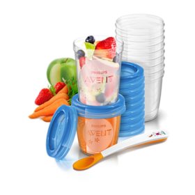   Avent tejtároló poharak szett +ajándék kanál /SCF721/20/