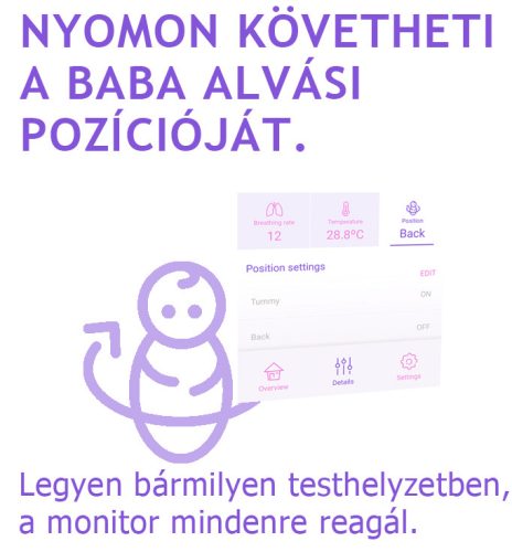 Snuza Pico 2 mobil okos légzésfigyelő