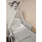 Tündér ágynemű 4 részes - szürke csillag