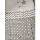 Tündér ágynemű 4 részes - szürke csillag