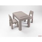 TegaBaby TEGGI Multifun asztal+szék szett - stone