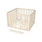 Timba fa járóka 120x120cm /fix,borostyán/