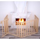 Timba babakarám 8elemes (bükk fából) - borostyán