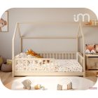 Timba Montessori Házikós gyermekágy 80x160cm - natúr