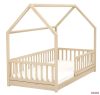 Timba Montessori Házikós gyermekágy 80x160cm - natúr