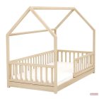 Timba Montessori Házikós gyermekágy 80x160cm - natúr
