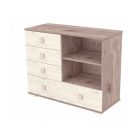 Timba Viki 107-es pelenkázó szekrény - Krém - fűz
