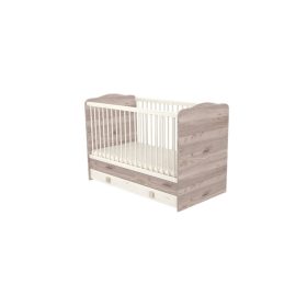   Timba Viki 70 x 140-es Átalakítható Gyermekágy Ágyneműtartós - Krém fűz