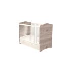 Timba Viki 60x120 - as Zárt végű Gyermekágy Ágyneműtartós - Krém fűz