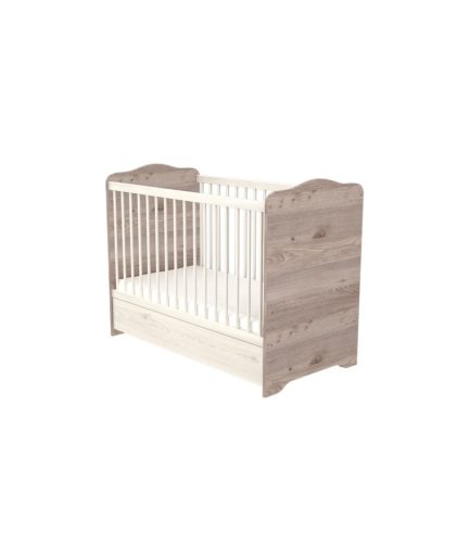 Timba Viki 60x120 - as Zárt végű Gyermekágy Ágyneműtartós - Krém fűz